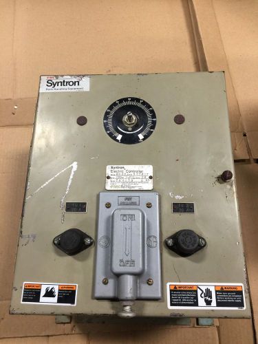 Fmc syntron electric vibratory feeder controller for sale