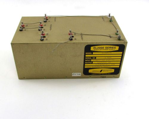 Arnold Magnetics ELAE-5034 Modular Power Supply EL2000 Series 5VDC 20/15/20A