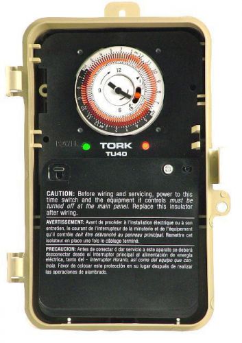 Tork tu40 electro-mechanical timer switch for sale