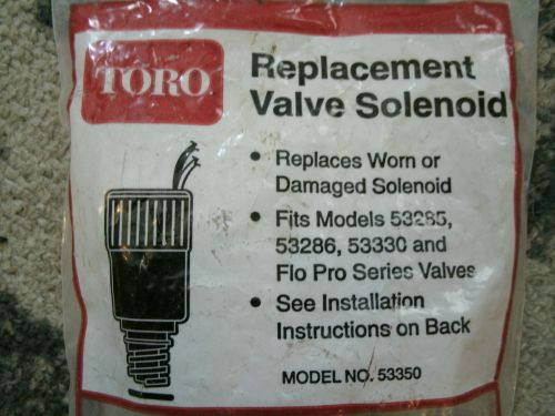 TORO 53350 REPLACEMENT VALVE SOLENOID - FREE SHIPPING!