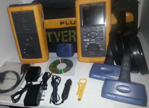 Fluke Networks DSP-4300 Cat5e Cat6 Cable Tester DSP4300  *** New Batteries **