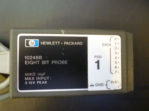 Hp 10248b eight bit probe, 50k ohm, 14pf, max input: +/- 15v peak for sale