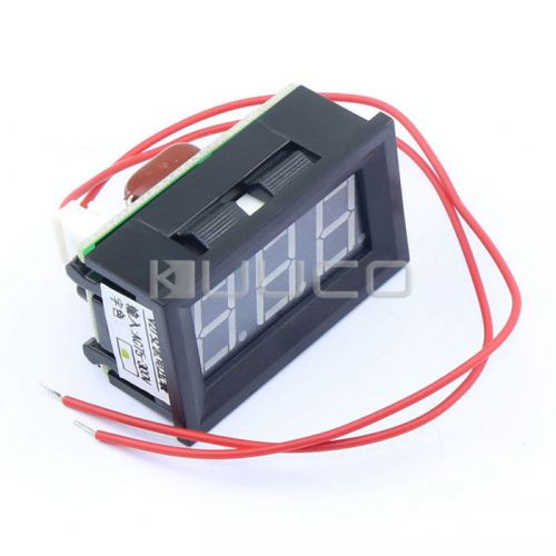 AC 75-300V Green LED Tester 0.56&#034;Voltage Gauge Digital Panel Voltmeter 110/220V