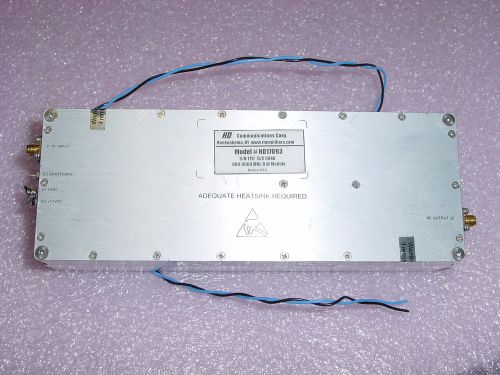 RF Broadband Amplifier 800-3000 MHz 8W HD17093 with Custom Heat Sink