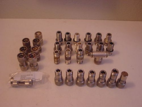 31 assorted &#034;n&#034; type rf adapters  *******very nice******* for sale