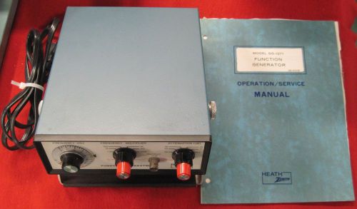 Heath Zenith Function Generator Model SG-1271 W/Manual &amp; Schematic