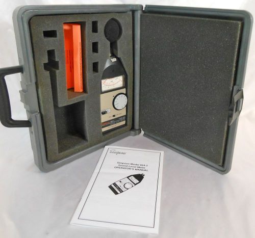 SIMPSON 884-2 SOUND LEVEL METER ANALOG SOUND MEASURING SYSTEM TYPE S2A