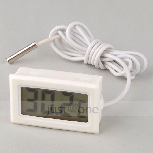 1 xDigital LCD Thermometer for Aquarium Refrigerator Freezer H155 Utility Device