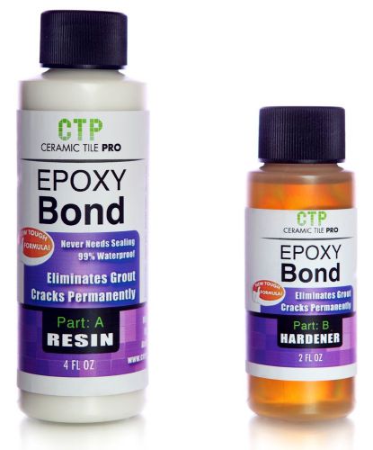 Epoxy bond fixes grout cracks permanently! for sale
