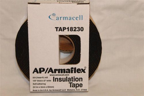 Armacell ap/armaflex insulation tape 30 ft roll tap18230 1/8&#034;x2&#034; more available for sale