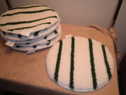 West florida 17&#034; general carpet bonnet w/ green scrub strips (case of 6) new nr for sale