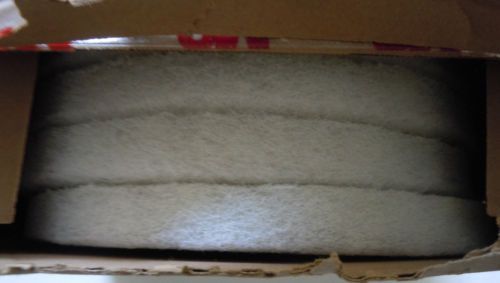 3m 4100 white super polish pads 12&#034; white box of 5 for sale