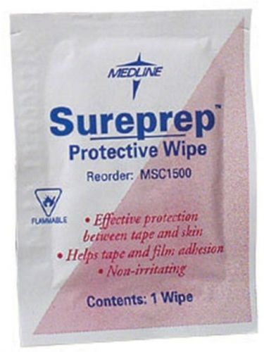 Medline Sureprep Skin Protectant Wipe - 1000 per case