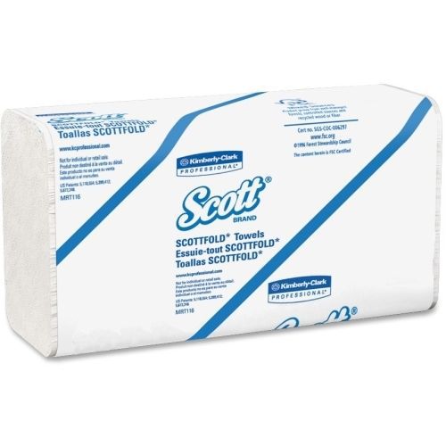Kim01980 paper towels, 9-2/5&#034;x12-2/5&#034;, 175 shts, 25/ct, white for sale