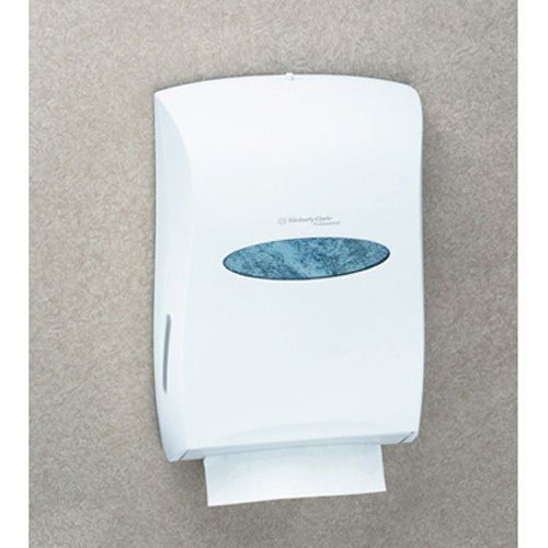 Kimberly-clark universal paper towel dispenser, white. sold as each for sale