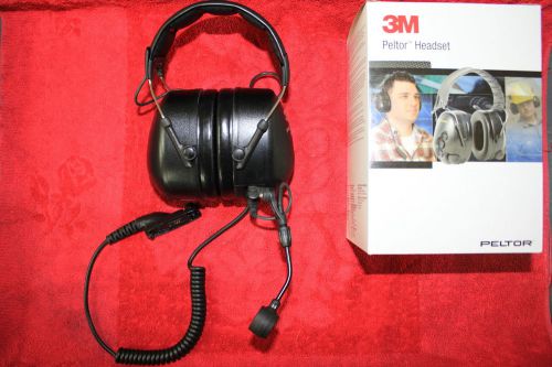 3M™ PELTOR™ Headset MT7H79A-C5063-34 Motorola APX TRBO XPR Radios #RMN5137A