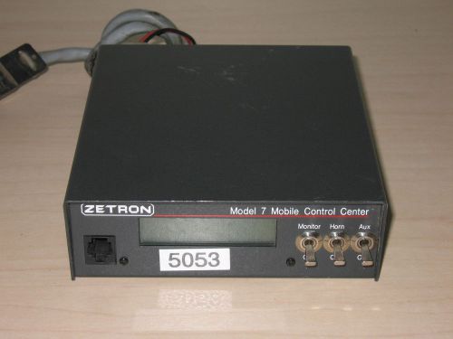 Zetron Model 7 Mobile Control Center