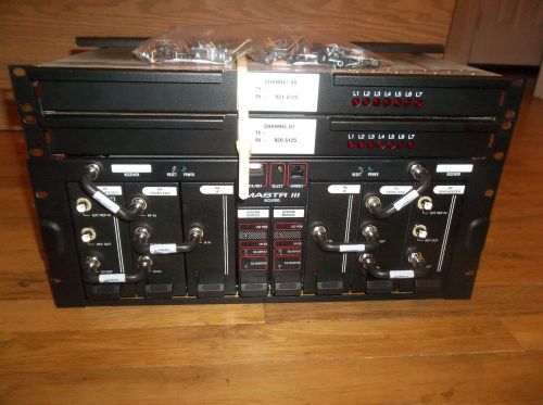 New  m/a-com  mastr 111 receivers &amp; components 800 mhz   rack mount  lot  #2 for sale