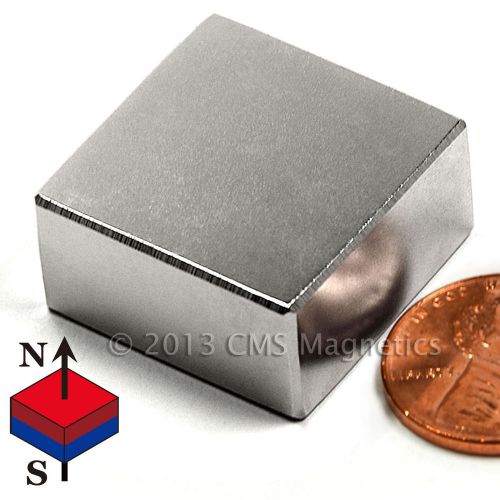 Grade N52 Neodymium Magnet 1&#034;x1&#034;x1/2&#034; Rare Earth Magnets 50 PC