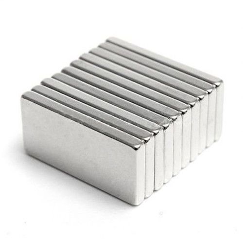 10pcs Super Strong Block Cuboid Fridge Magnets Rare Earth Neodymium 20x10x2mm