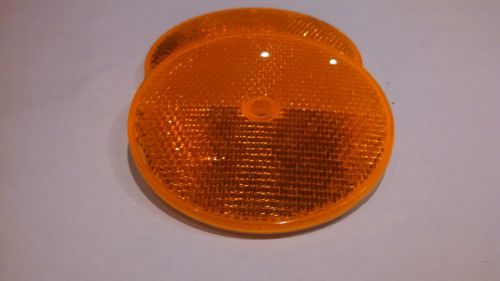 100 stimsonite #975 round amber reflectors / delineators for sale