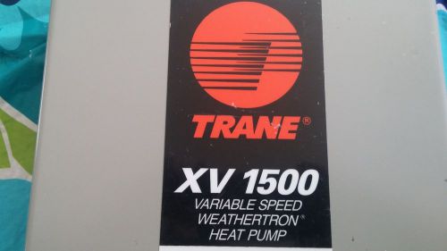 Trane XV 1500 Variable Speed Weathertron Heat Pump  Taystat262 Taystat263 Used