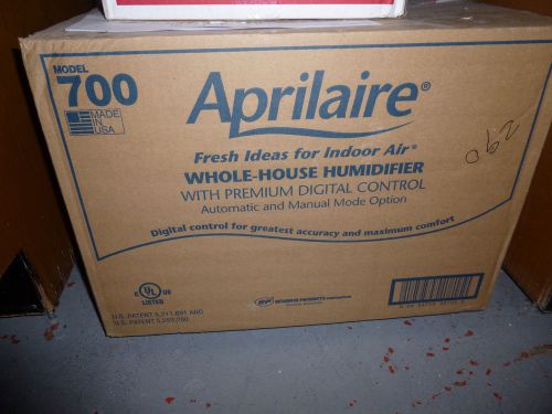 Aprilaire Model 700 whole house humidifier New opened box HVAC