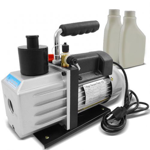 1stage 1/2hp rotary vane 5cfm vacuum pump r410a r134a refrigerant hvac ac freon for sale