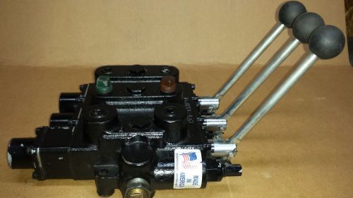 Prince rci 3 spool hydraulic valve double acting used excellent condition for sale
