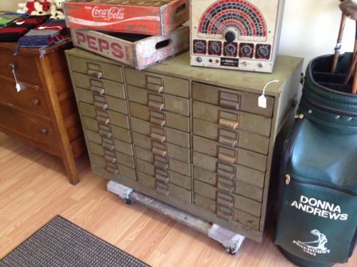 Industrial 24 drawer tool cabinet vintage  storage decoration unique hipster for sale