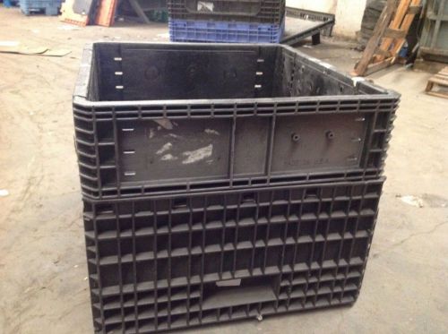 30x32x25 small mid size plastic automotive bin collapsible shipping export cargo for sale