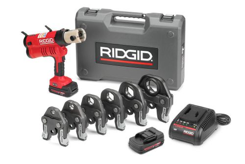 Ridgid 43358 RP 340 Battery Compact Press Tool Kit For 1/2&#034; to 2&#034; Pipe Fittings