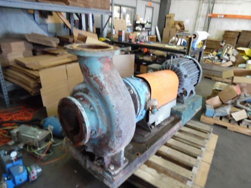 GOULDS 8X8-12 STAINLESS PUMP, MODEL: 3175 W/ SIEMENS 75 HP MOTOR, RPM 1775, USED