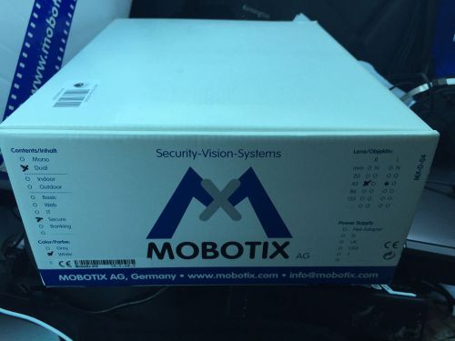 New in box mobotix mx-d12di-sec-d43d43 mobotix sec day dual dome camera 2 lens for sale