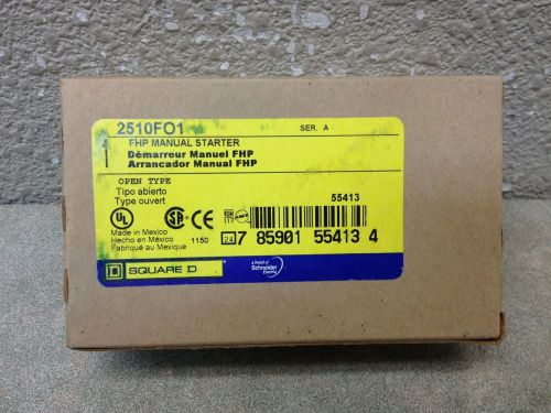 Square d 2510fo1 fhp manual starter open type **new** for sale