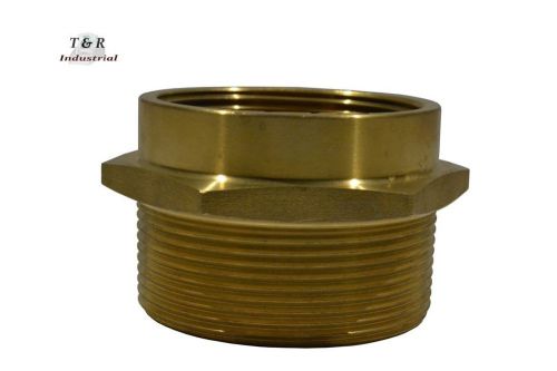 Fire hydrant brass adapter 1-1/2&#034; nst(f) x 1-1/2&#034; npt(m) for sale