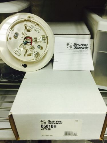 Brand new system sensor smoke detector base. b501bh. for sale