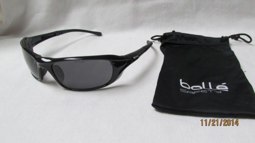Bolle safety glasses goggles black frame smoke anti scratch anti fog lens z87.1 for sale