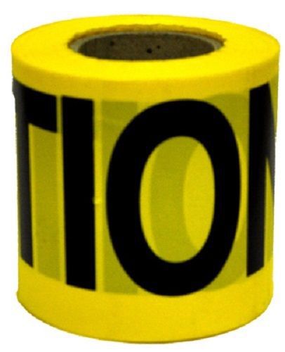 Ch hanson 300&#039;, yellow, caution tape, weatherproof, 3&#034; wide, 2 mil thick for sale