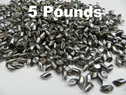5 LB 1/4&#034; Diagonal 302 Stainless Steel Tumbling Media / 5 Pounds (1423 Qty)