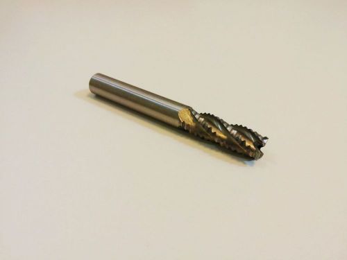 1 x 8mm hss al 4 flutes milling cutter roughing end mill 8mm cutting dia for sale