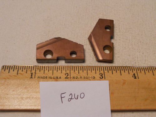 2 new 37.5 mm allied spade drill insert bits. ic53h-37.5 amec {f260} for sale