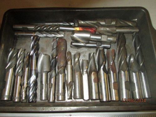 MACHINIST LATHE MILL Lot of Machinist End Mills for Milling Machine Cutting a