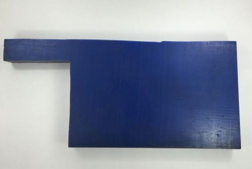 MACHINABLE WAX 17&#034;L x 10 3/4&#034;W x 1 7/8&#034;H - Blue Rectangular Block