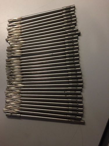 Guhring Quick Disconnect Reamers .2455 x .2300 OAL: 6&#034; Lot of 32