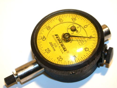 Federal dial .005mm indicator model o3i free shipping for sale