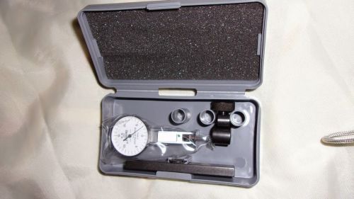 Brown &amp; sharpe 599-7029-3 dial test indicator set with storage box 0-0.03&#034; range for sale