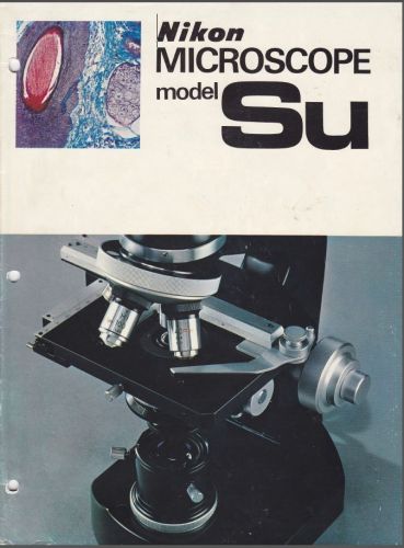 Nikon Model SU Microscope Brochure on CD L0186
