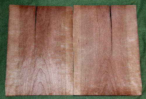 15.5&#034; x 11&#034; leafs of Cherry Bookmatched Craft Veneer (#v1367)