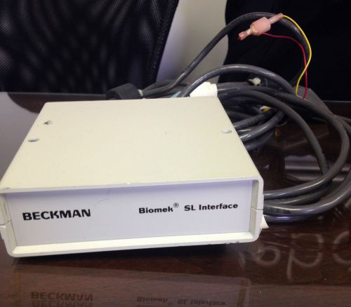 Beckman Biomek SL Interface with Cables